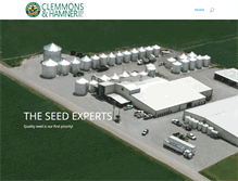 Tablet Screenshot of clemmonshamnerseed.com